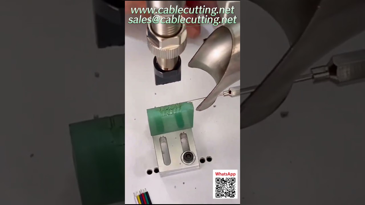 【静音設計】足踏み式自動電線剥離切断機 | 高精度ケーブル加工