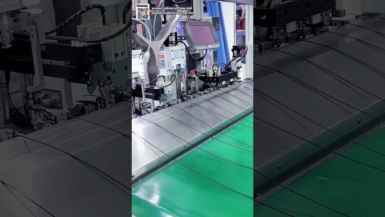 Machine à sertir automatique haute performance pour le traitement de fils extra-longs