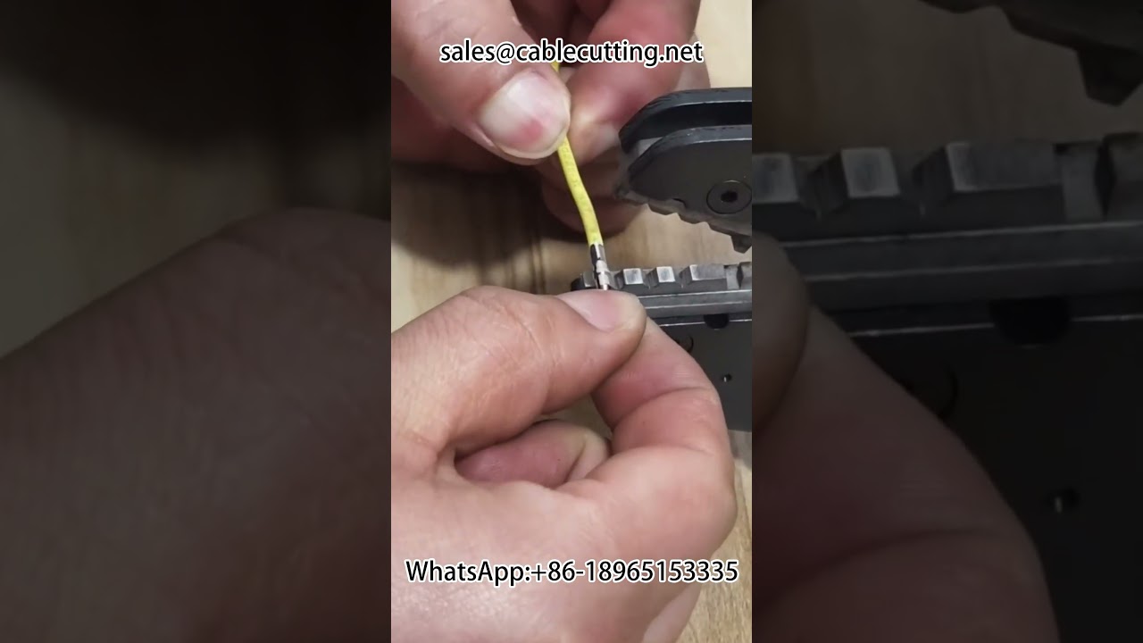 Pneumatic Crimping Pliers for Aviation Pins and Positive Quadrilateral Crimping