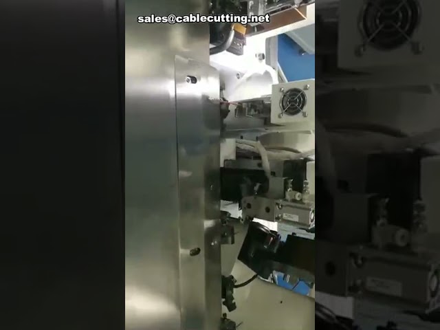 全自動剝線機｜電線裁切剝皮壓端子機｜端子機實機展示