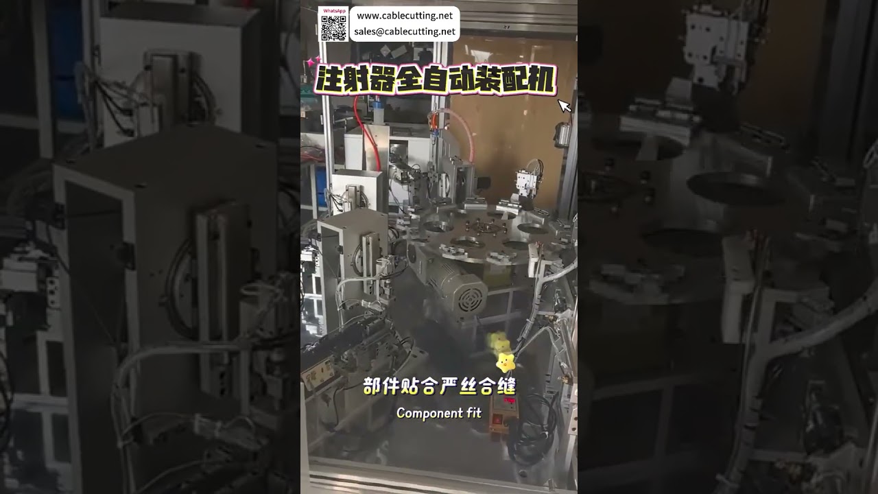 Fully Automatic Syringe Assembly Machine High Efficiency Medical Production Equipment Machinery - Shorts