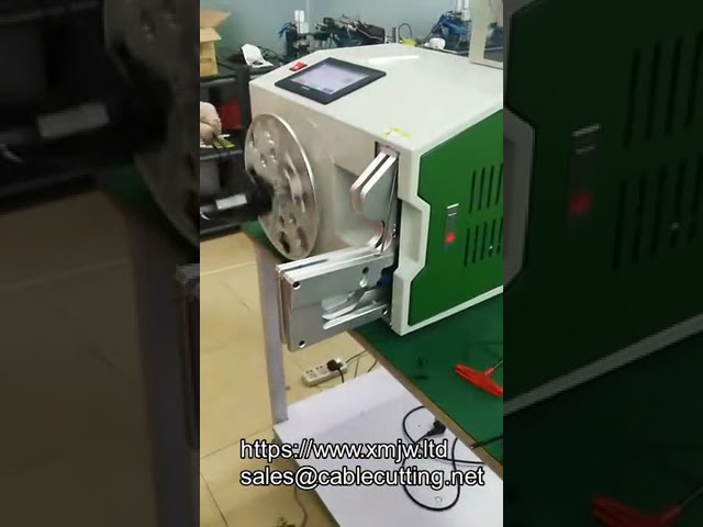 Automatic Cable and Wire Coil Winding and Tying Machine