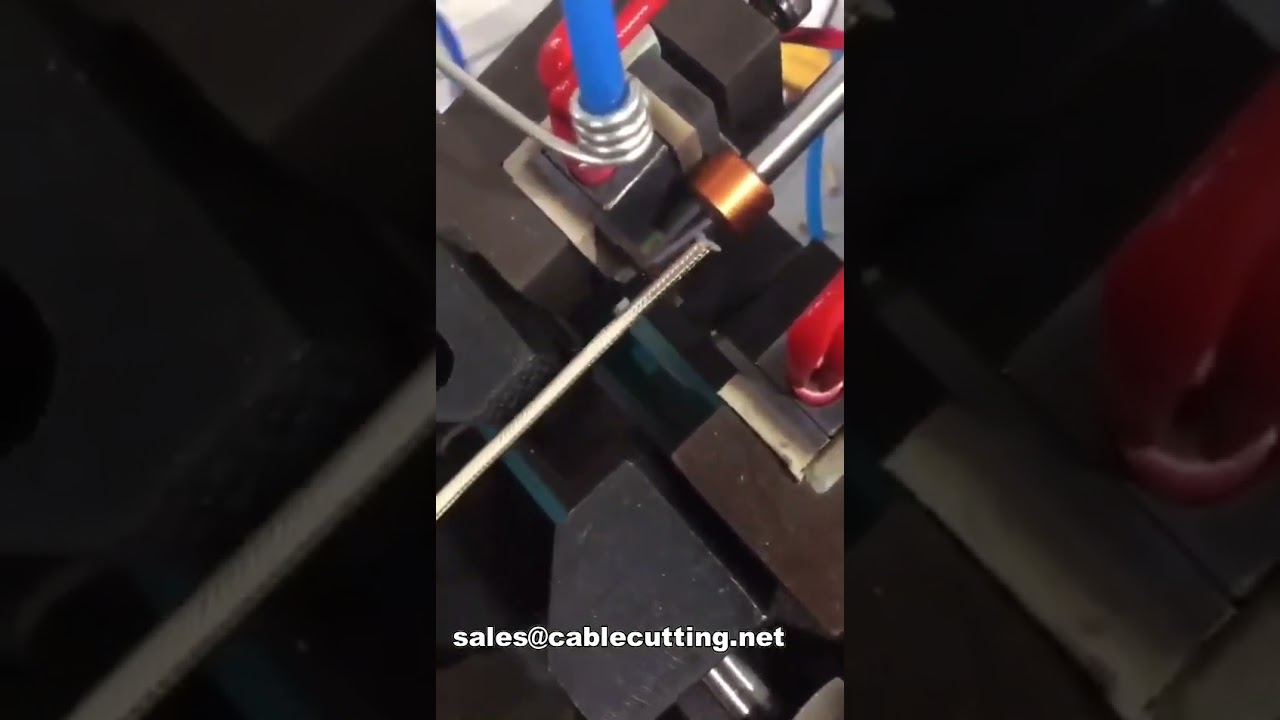 WPM-310R: Thermische Abisoliermaschine für geflochtene Drähte – präzise & automatisiert