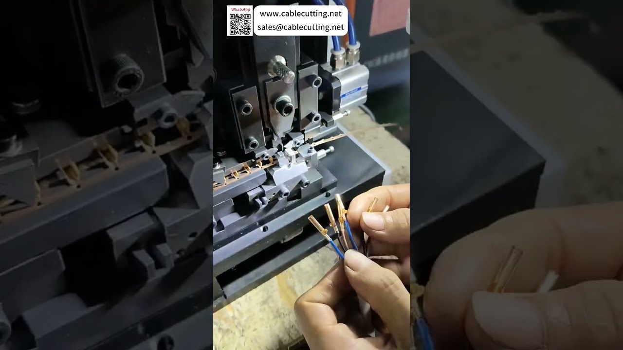 Touch Screen 2 0T Mute Wire Stripping and Terminal Crimping Machine With High Customer Repurchase - Shorts