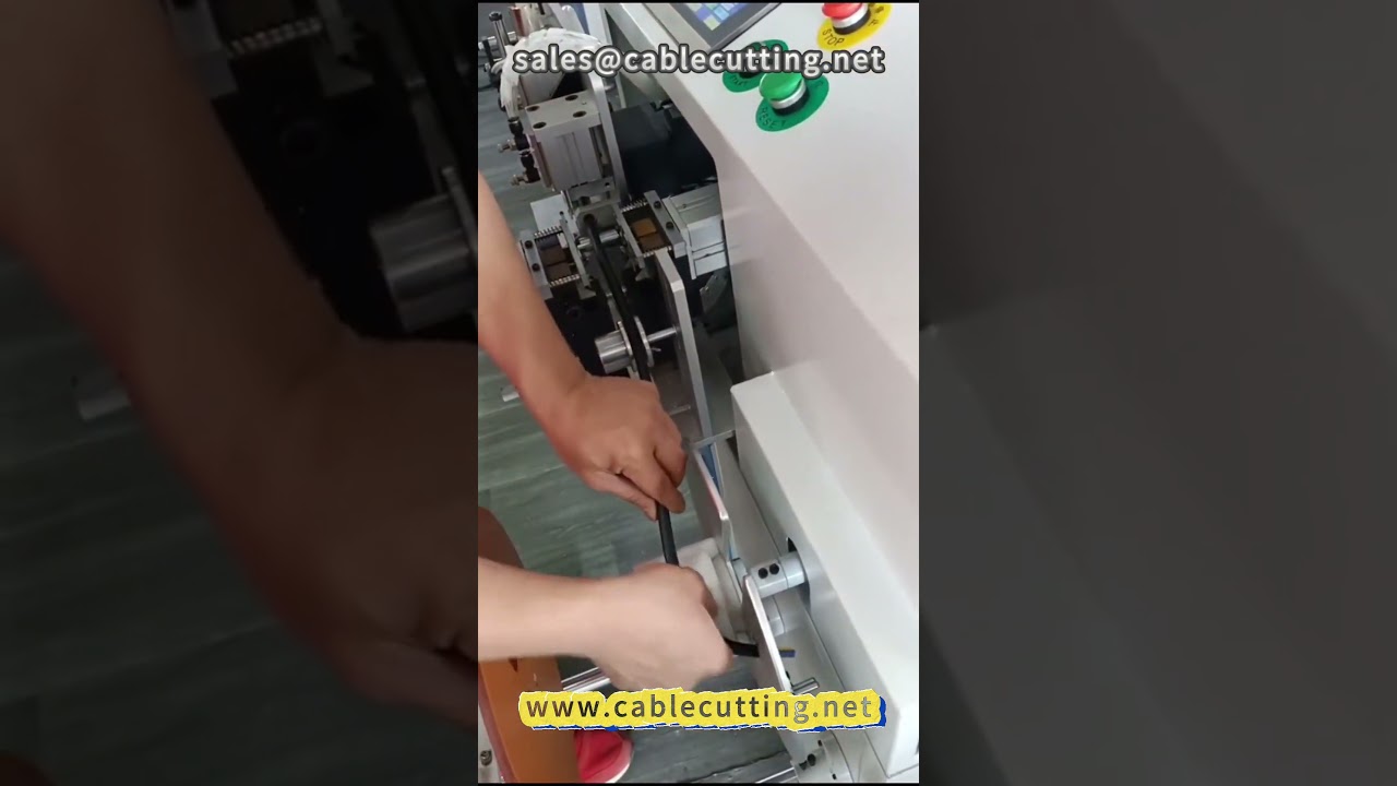 Wire and Cable Stripping, Metering, and Sort Winding Machine for Harness Processing