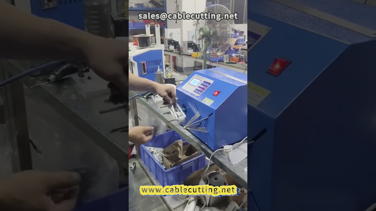 27番 データケーブル結束用シリコンリング自動装着機【巻線機】【データケーブル】【シリコンリング】