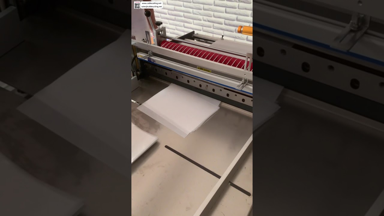 Rhinestone Hot Fix Paper High Speed Auto Sheet Cutting Machine Output Operational Method Ops - Shorts