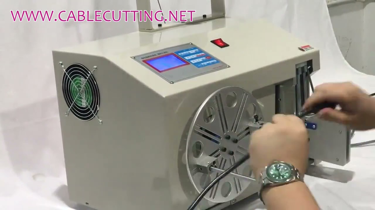 USB Cable Coiling Machine | Automated Data Cable Winder for Factory Packaging