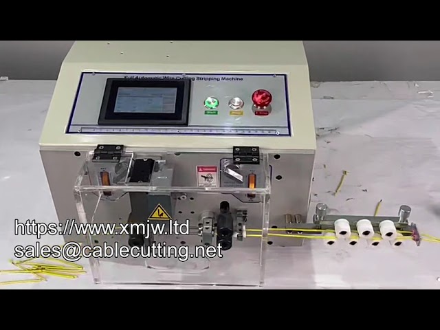 WPM-02-dns High-Accuracy Safety Cover Automatic Cable Stripping Machine