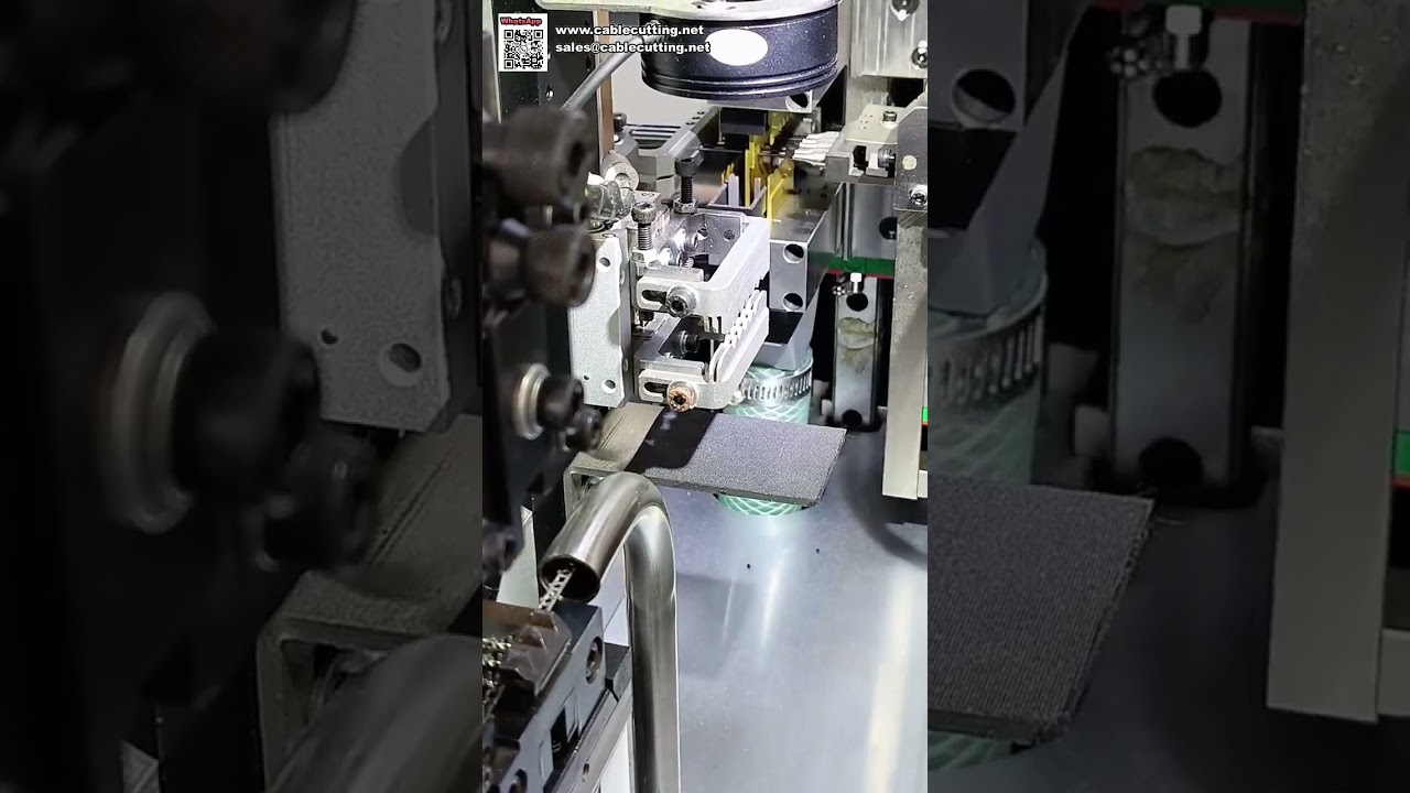 Fully Automatic Terminal Crimping Machine With Advanced CCD Vision Inspection System - Shorts