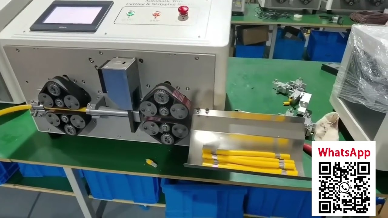 New Energy Cable Stripping Machine for Various Cables Factory Demo