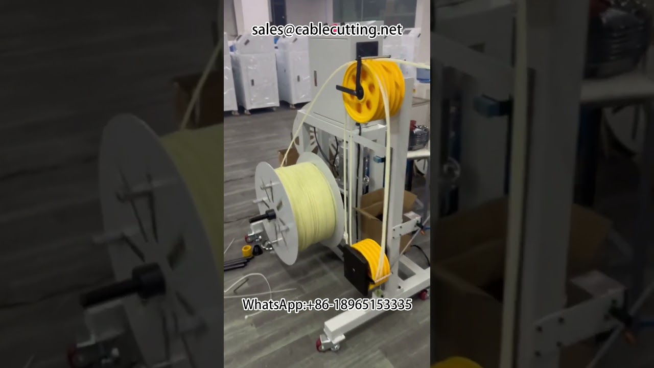 Large Tube Winding Machine for I-Bobbin Winding | Tubing, Air Hose, Wire Processing