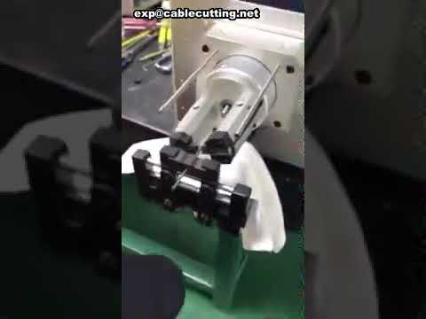 Coaxial wire stripping machine adjust cutter