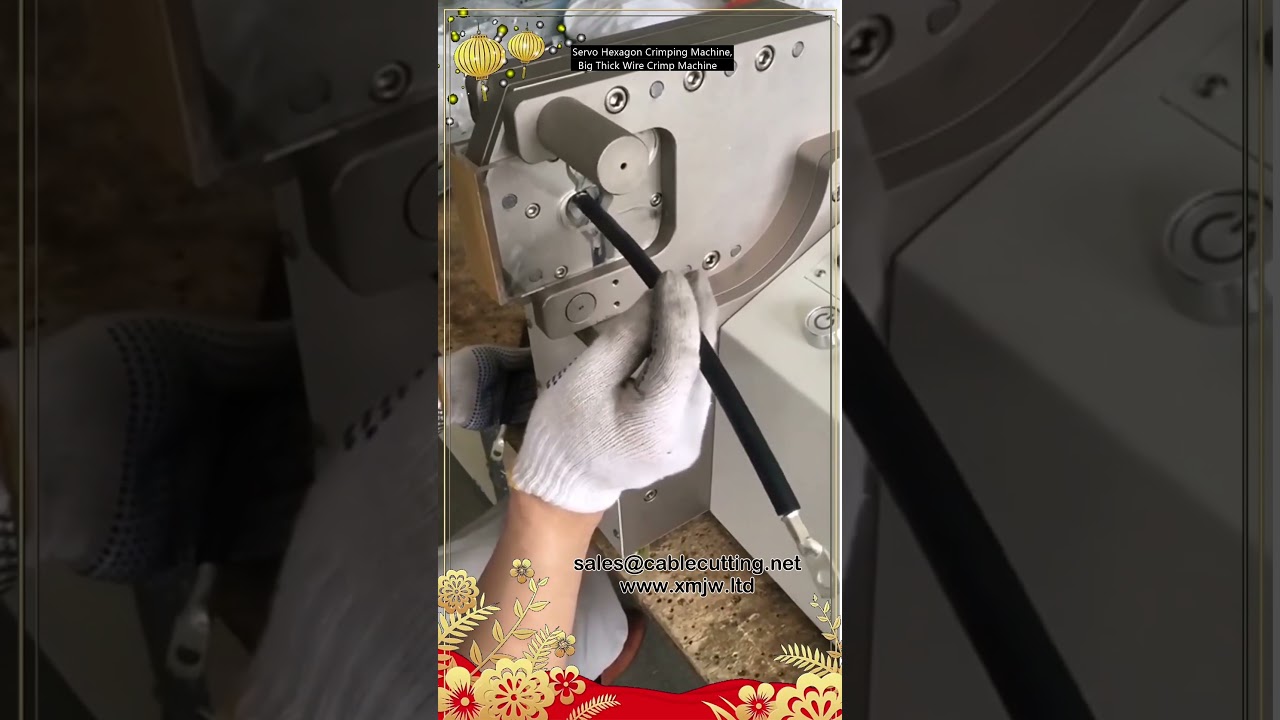 Servo Hexagon Crimping Machine for Big Thick Wire Crimping