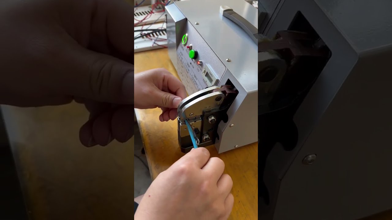 Powerful Electric Terminal Crimping Machine for Terminals Up to 70-sq-mm