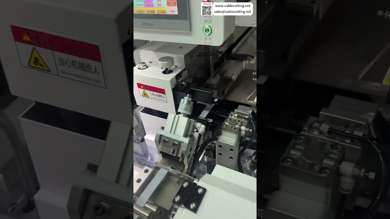 Fully Automatic Double Head Ribbon Cable Machine Ready For Shipment Processing Tool Setup - Shorts