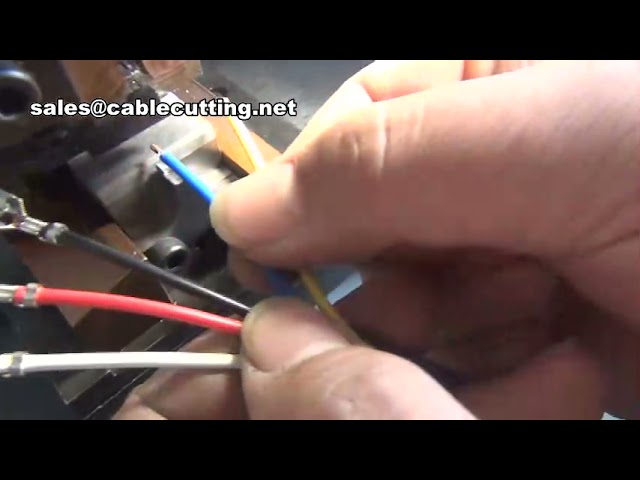 Automatic Cable and Terminal Crimping Machine