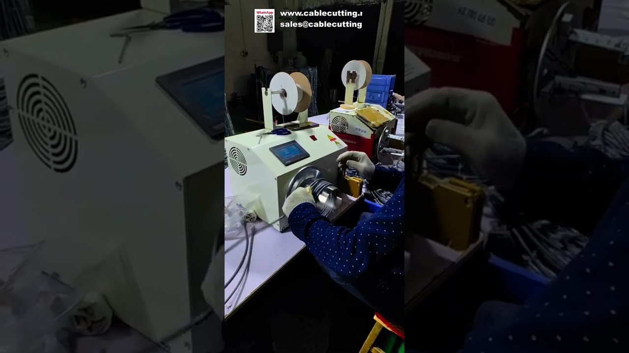 Factory Demo Automatic Wire Winding and Tying Machine