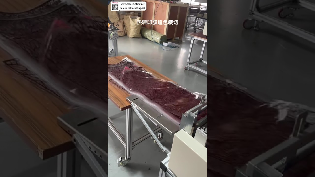 Heat Transfer Film Color Tracking Long Sheet Cutting and Neat Stacking Operational Method Ops - Shorts