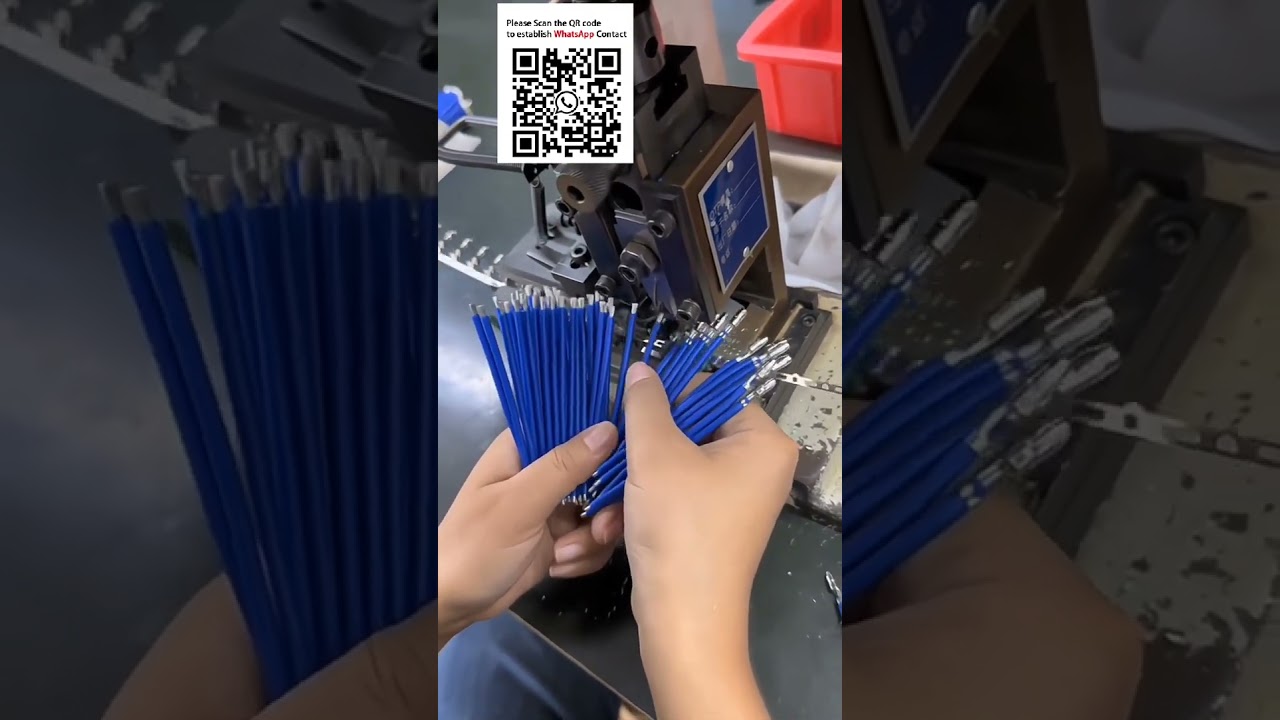 靜音半自動端子壓接機｜可更換式壓接模具，提升線束加工效率