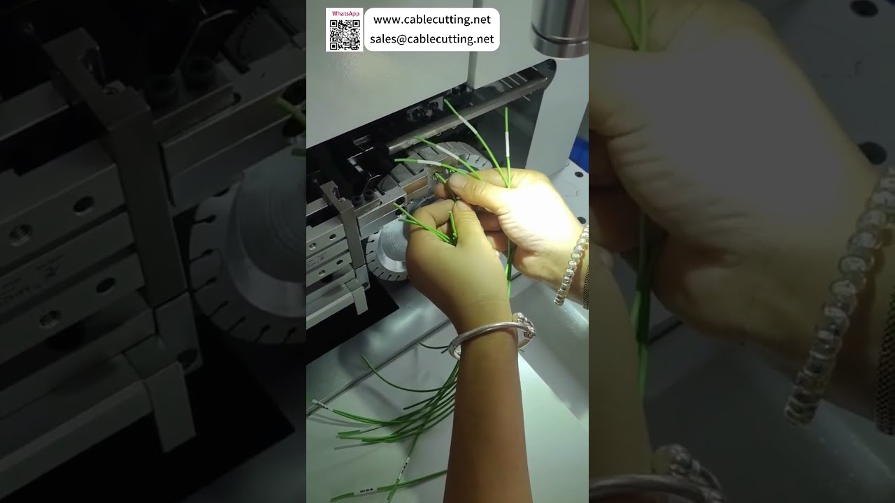 Integrated Automatic Feeding Threading Cutting and Baking Heat Shrink Tube Processing Machine - Shorts