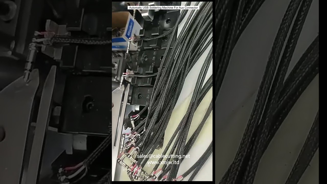 Automatic USB Soldering Machine for Auxiliary Connector Assembly