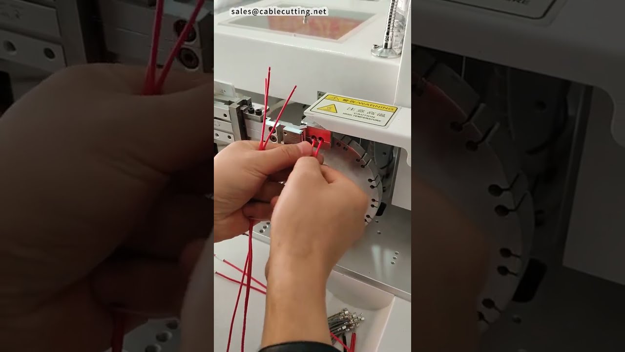 Automatic Tube Inserting and Sleeving Machine for Factory Automation