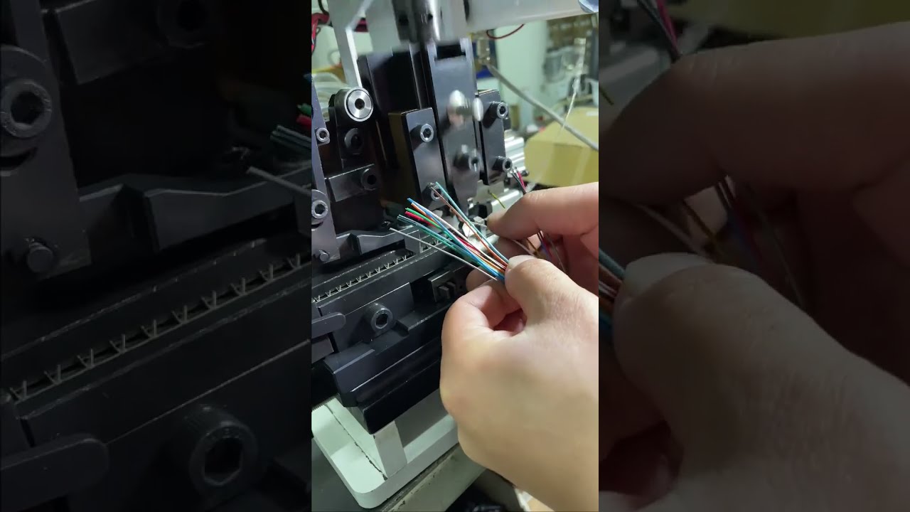 水平型連続ストリップ端子機｜自動ワイヤーストリッパーで工場効率アップ #機械 #ケーブルワイヤーストリッピング #工場