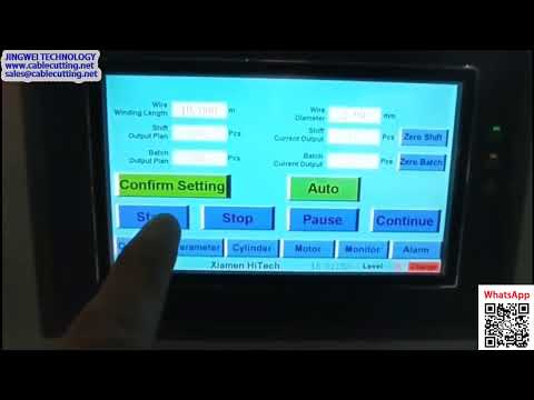 Automatic Trimmer Line Winding &amp; Tying Machine for Carded Packaging Russia