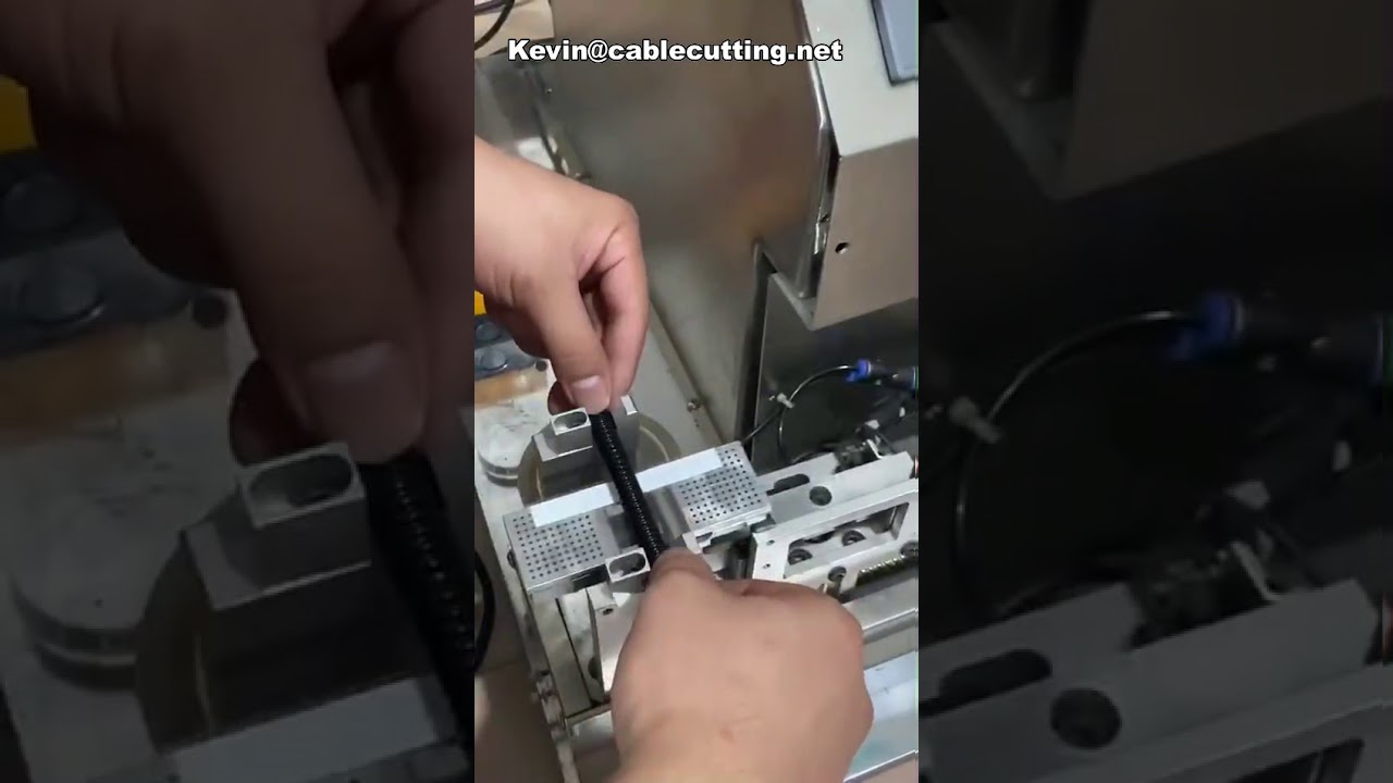 Semi-Automatic USB Wire Harness Tube Steel Wire Hose Self-Adhesive Labeling Machine