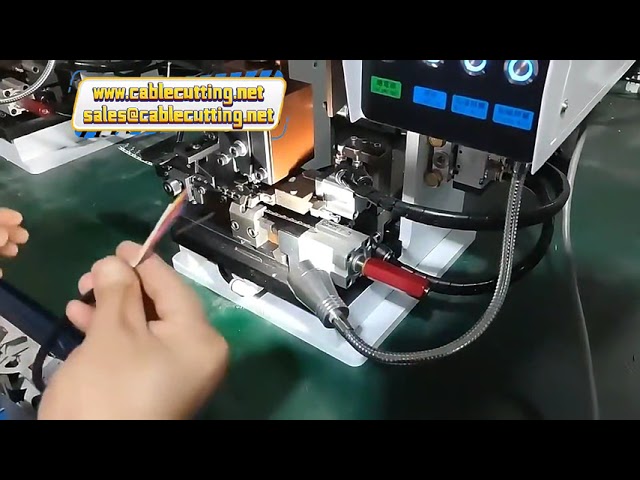 Mute Terminal Single Wire Multi-Core Wire Wiring Stripping Machine with Stripping Terminal Machine