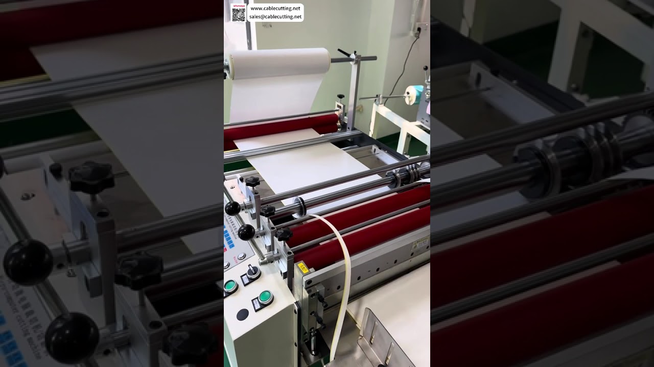 Sticker Lamination Slitting Edge Trimming Cut To Sheet All In One Output Roll Process Tool - Shorts