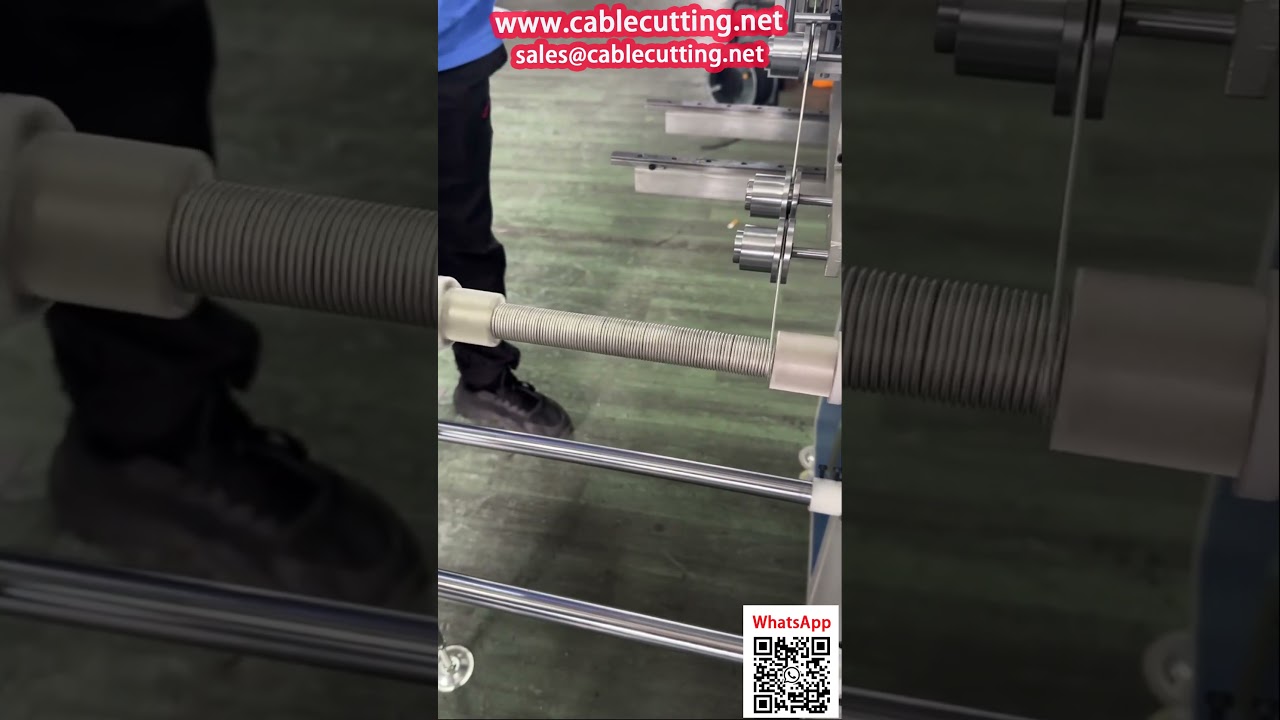 同軸ケーブル・アンテナ用高精度自動巻取り計数機