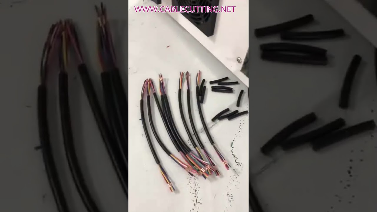 Sheathed Wire Stripping Machine | Automated Wire Processing