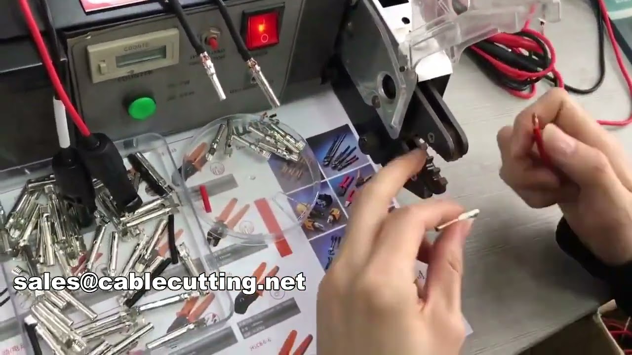 多端子対応！電気用端子圧着機：多彩なクリンプツールで効率化