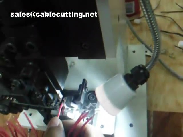 Cable Lug Terminal Crimping Machine for Wire Processing and Automation