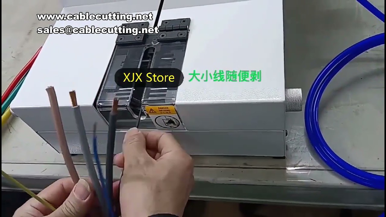 0.5-25mm² Adjusting-Free Automatic Wire Stripping and Peeling Machine | Pneumatic Cable Stripper