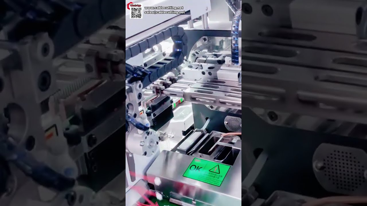 Fully Automatic Terminal Crimping and Housing Insertion Machine for Multiple Wires - Shorts
