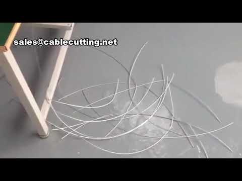 Steel wire rope automatic cutting machine