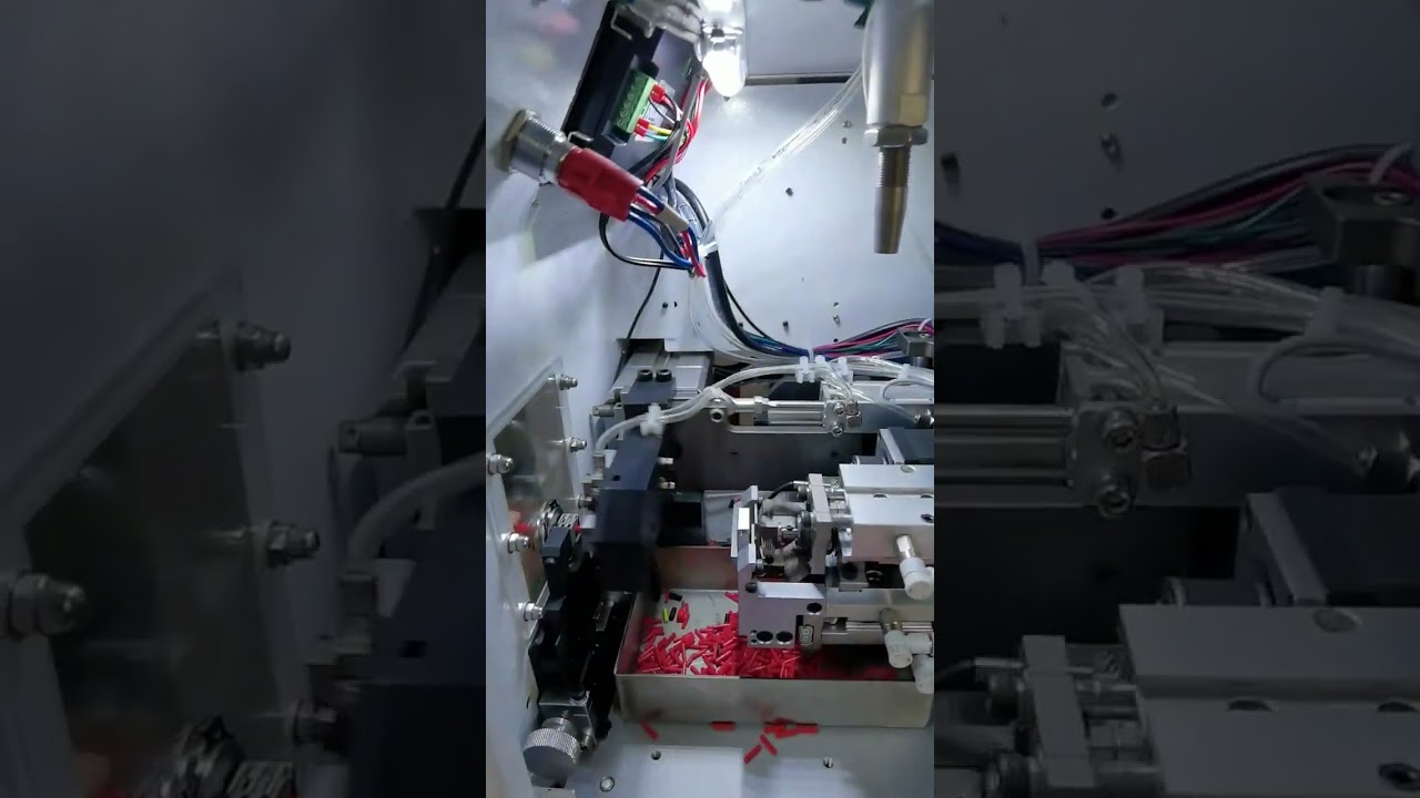 Tube Terminal Crimping Machine - Factory Automation & Proofing Real Shot