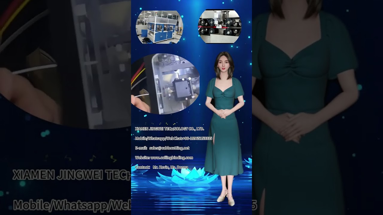 Easy-To-Use Touch Screen PVC USB Wire Bundle Tying Machine with Nylon Twist Ties