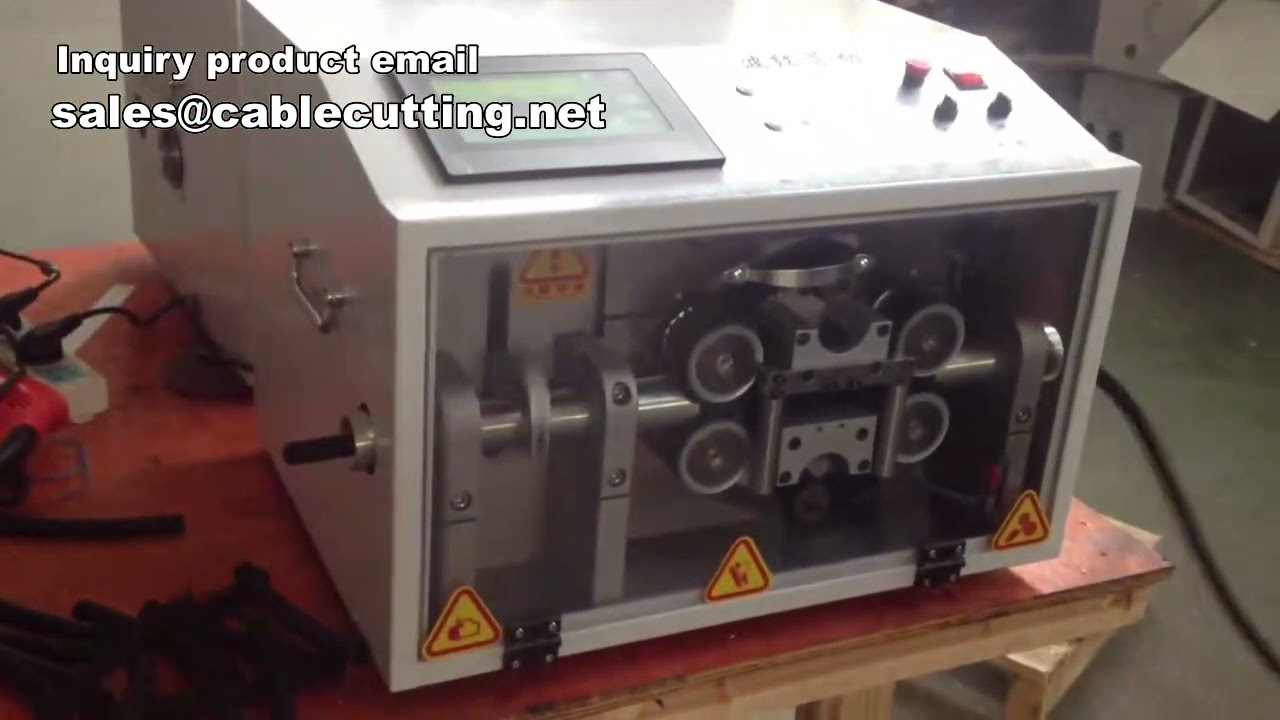 Automatic Plastic Tube Cutting Machine for Corrugated Tubing