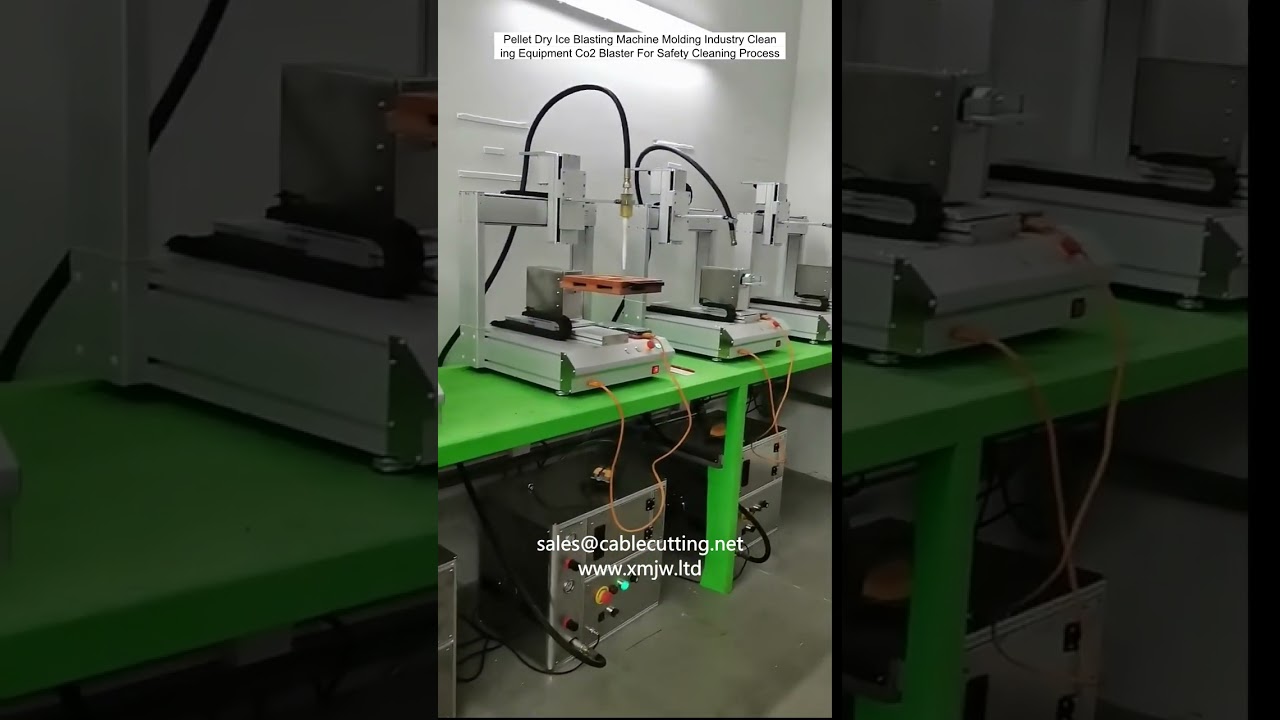 Pellet Dry Ice Blasting Machine Molding Industry Cleaning Equipment Co2 Blaster For Safety Cleaning