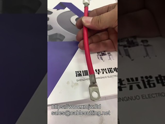 六角压接机：航空线缆圆管端子六角压接设备