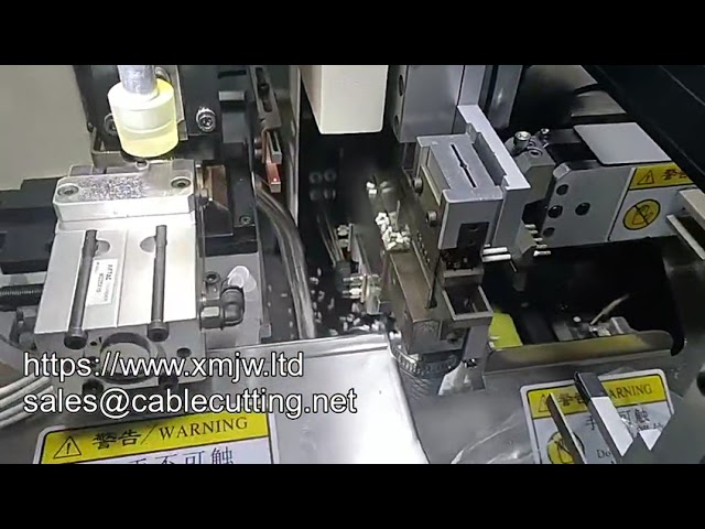 Automatic Five-Wire End Single-Head Tin Dipping Machine for Wire Cutting, Stripping, Twisting