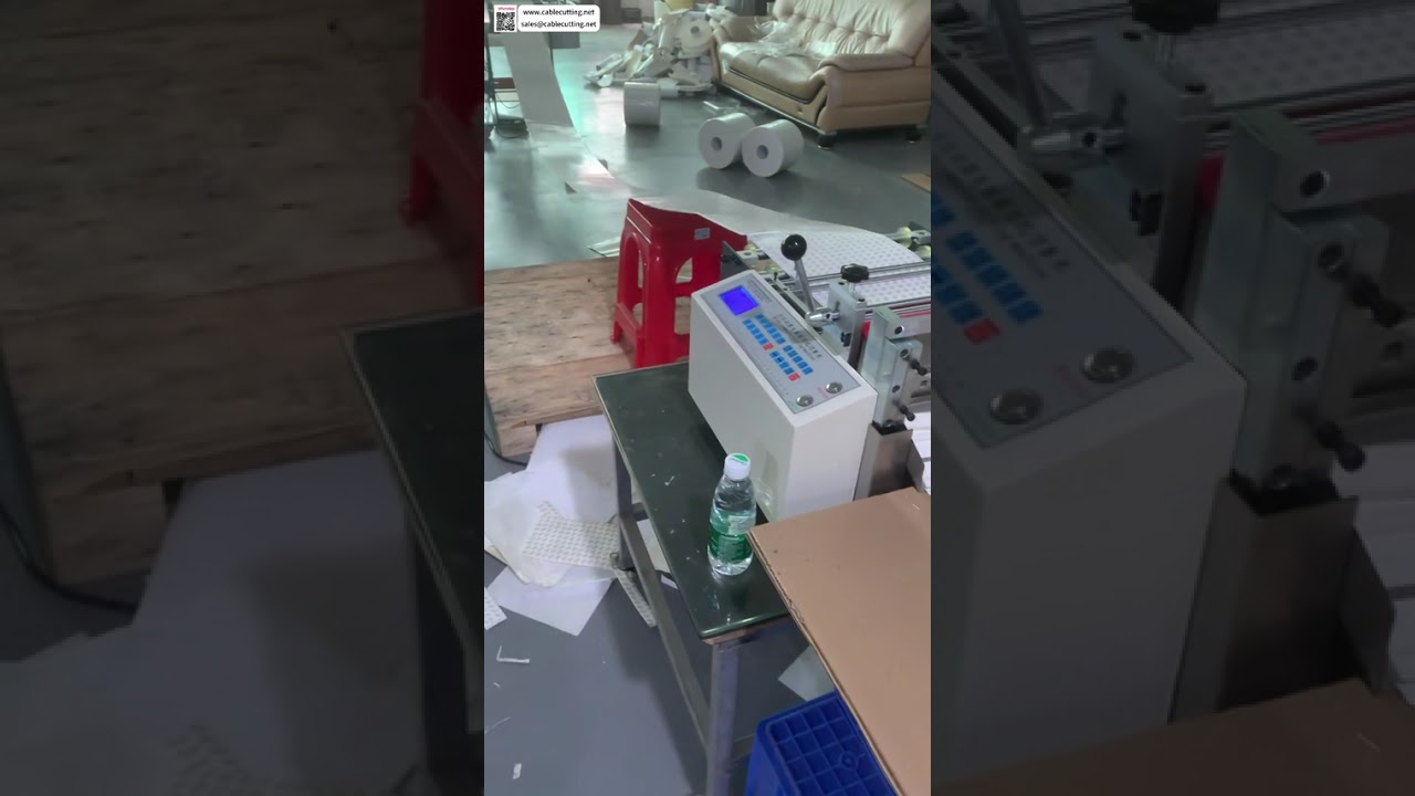 On Site Adhesive Foam Precision Sheet Cutting Machine High Speed Operation Setup System Tool