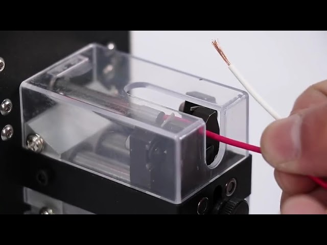 Induction Pure Electric Wire Stripping Machine - Semi-Automatic Cable Stripper & Cutter