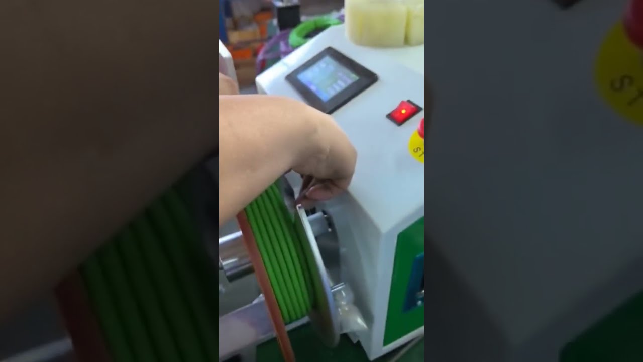 自動トラバースワイヤ巻線一体機 #工場 #機械