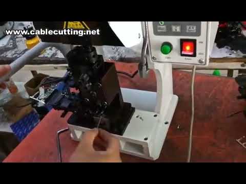 高精度電線端子圧着機 | ワイヤー圧着機 | 工場自動化ツール
