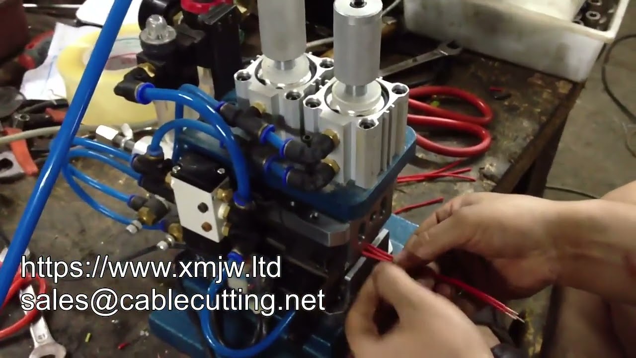 ヒーター内蔵！多芯線同時剥離・切断機 WPM-3fn【自動電線加工】